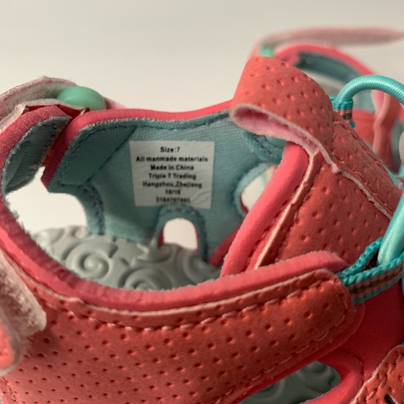 Northside girls outdoor shoes-sandals pink/ blue size 7, 9, 10,various NWOT - Picture 10 of 14
